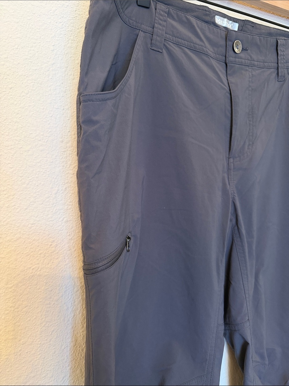 Marmot Men's Outdoor Travel Pants - Charcoal Size 32 - Picture 4 of 12